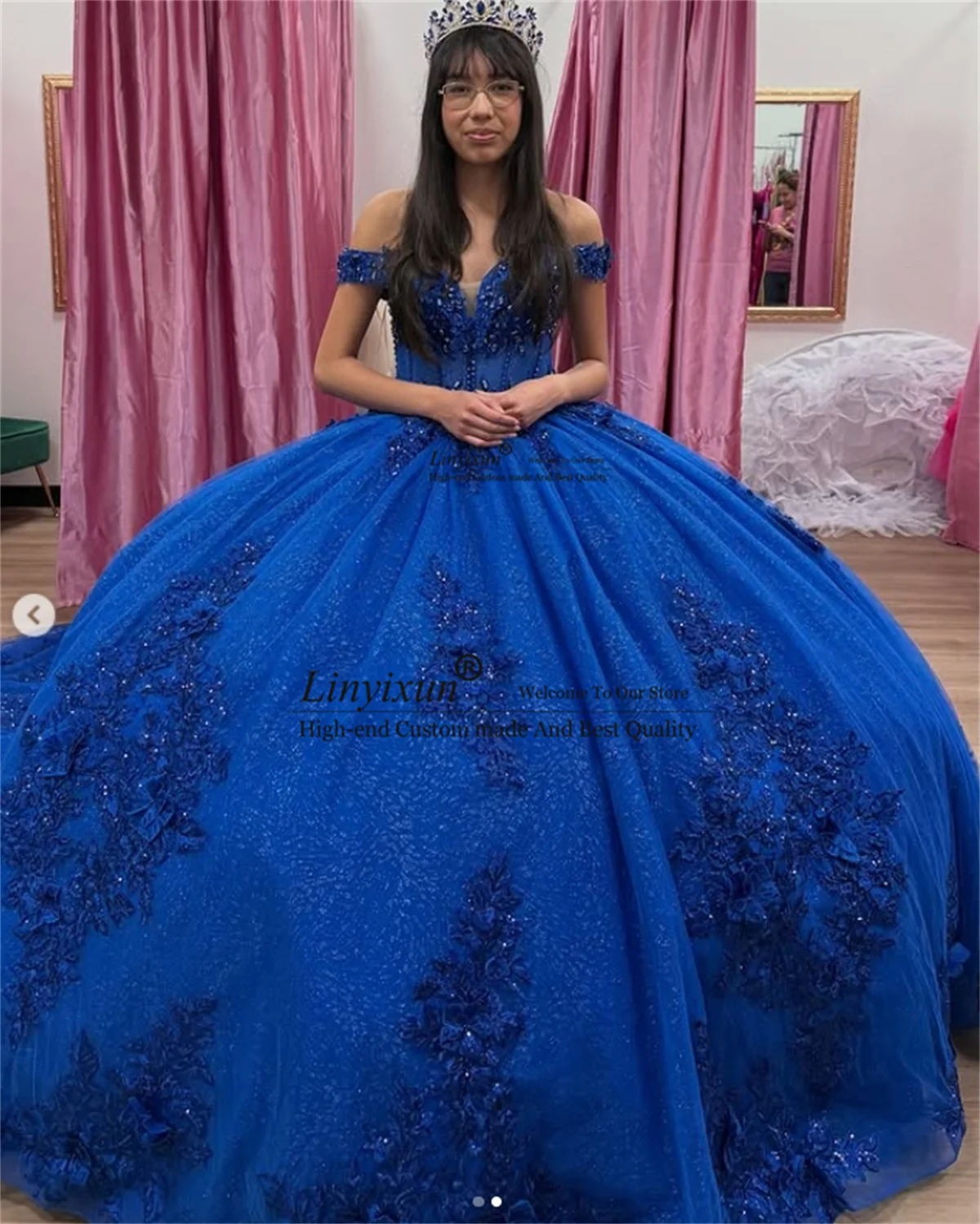 Ball Gown Quinceane… - image
