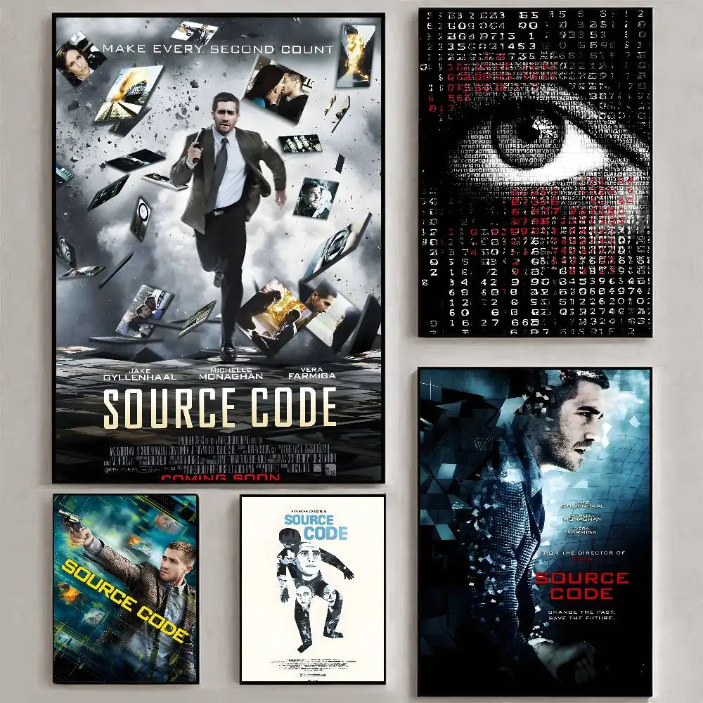 Classic Movie S-Source Code poster Art HD canvas advanced aesthetic Printing Paper Wall Art for Living Room Home Decor