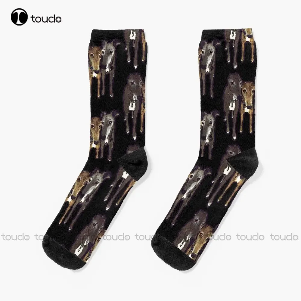 Ross Holly And Cain Socks Womens Black Fun Socks 360° Digital Printing Personalized Custom Unisex Adult Teen Youth Socks