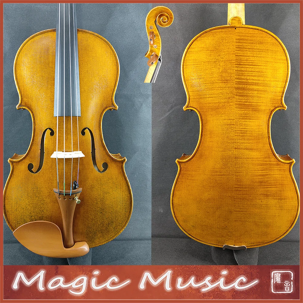 50 Years Old Spruce The Harrison Model Amati Viola Size 16 inch #3400 Professional Handmade Oil Antiqued Varnish