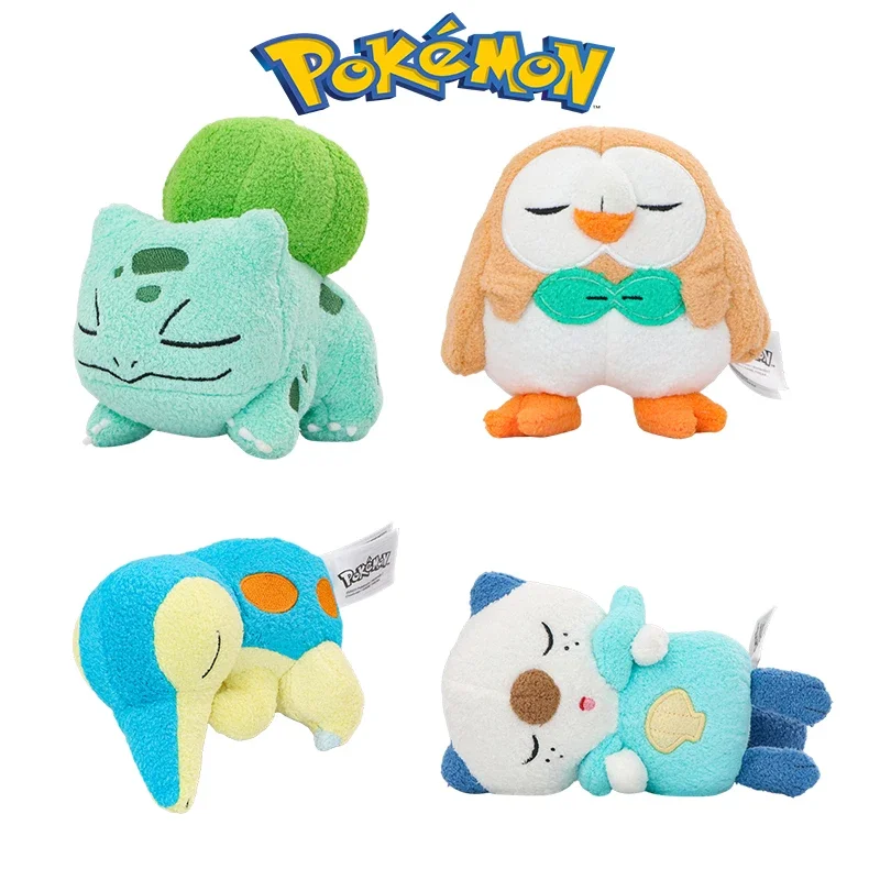 Kawaii Riolu Gardevoir Oshawott Cyndaquil jouets en Peluche mignon Anime Peluche Bulbasaur Scorbunny dessin animé Peluche poupée Gfit