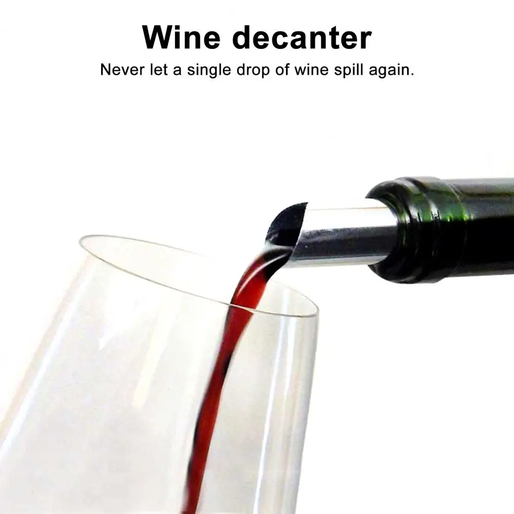 Non-drip Wine Pouring Nozzle Drip-free Wine Pourer Spout Set for Bottles Reusable Flow Control Nozzle Aluminum Foil for Parties