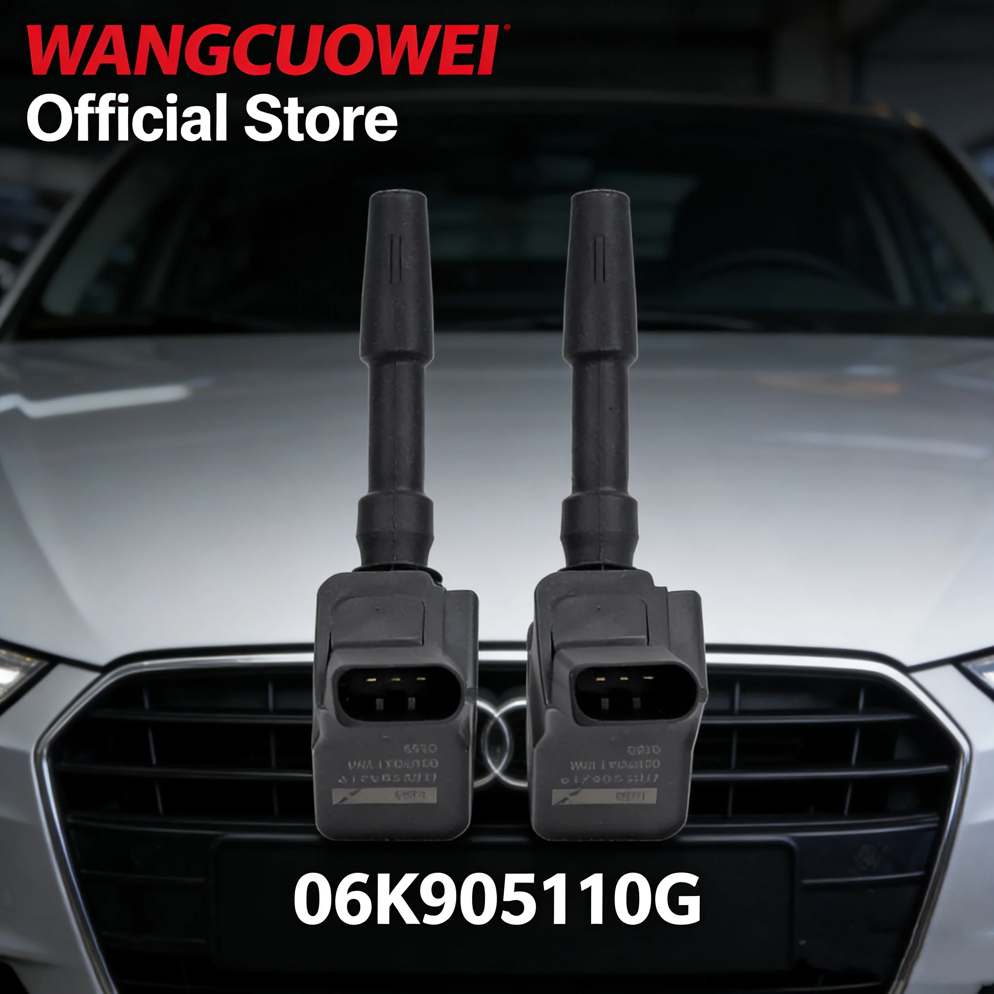 

4PCS IGNITION COIL 06K905110G 06L905110D FOR AUDI A1 A3 A4 A5 A6 Q5 TT SEAT LEON SKODA OCTAVIA VW EOS GOLF VI VII 1.8 2.0TFSI