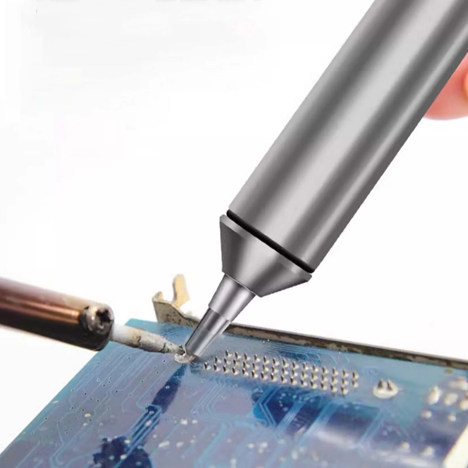 

Desoldering Pump Suction Tin Gun Removal Vacuum Solder Iron Welding Repair Tool