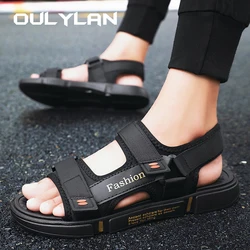 2024 Summer New Fashion Men's Sandals High Quality Non-Slip Breathable Beach Shoes Outdoor Leisure Sports Sandals.