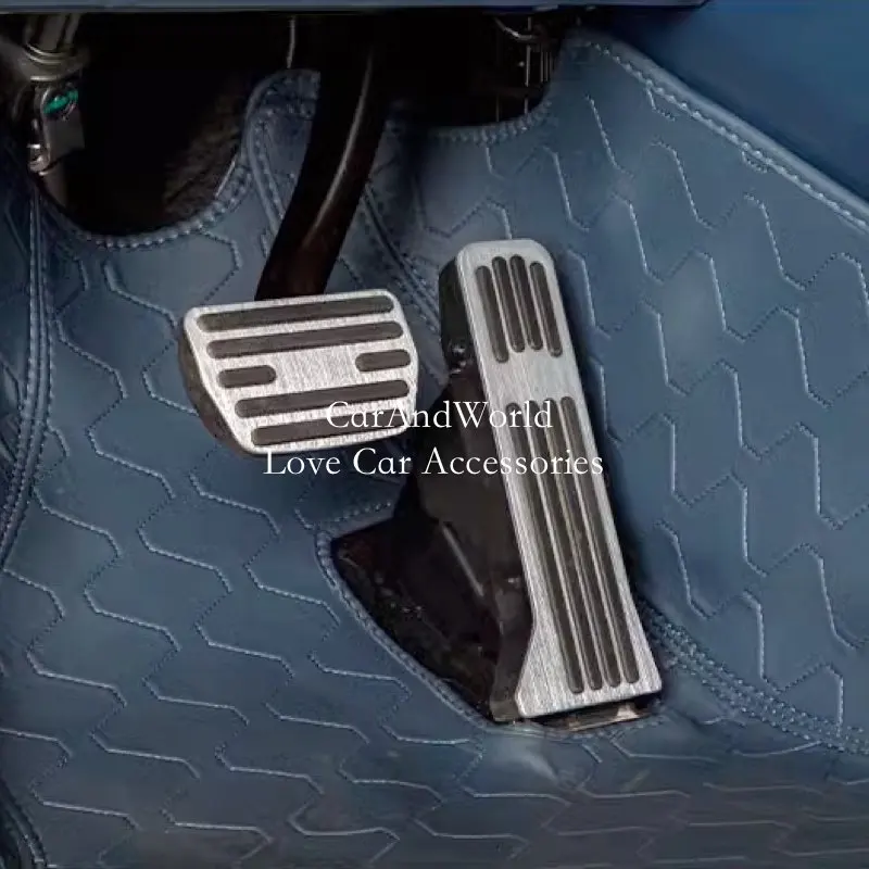 

Aluminium Alloy Car AT Foot Rest Pedals Accelerator Gas Pedal Brake Cover Non-slip Pads For ZEEKER X 2023-2025