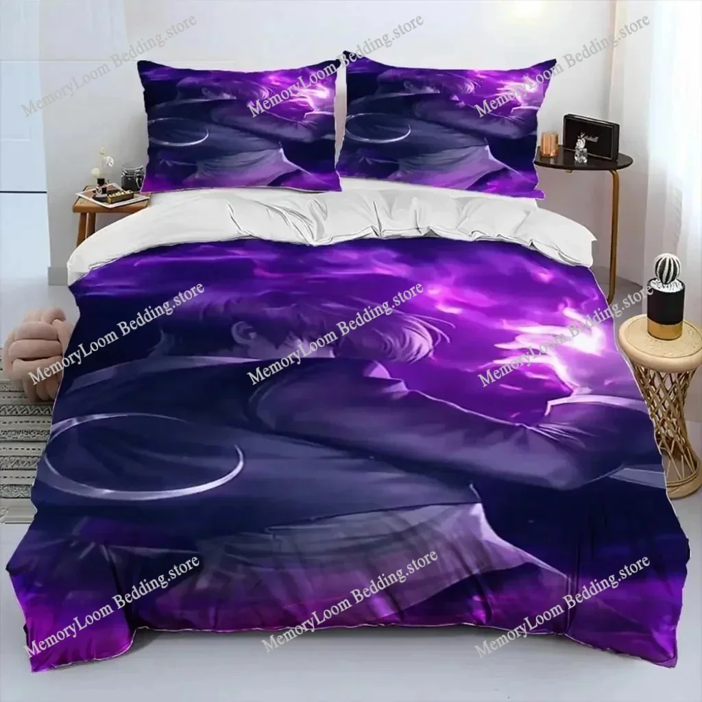 

Game King Of Fighters Retro Bedding Set Boys Girls Twin Queen Size Duvet Cover Pillowcase Bed Kids Adult Home Textileextile