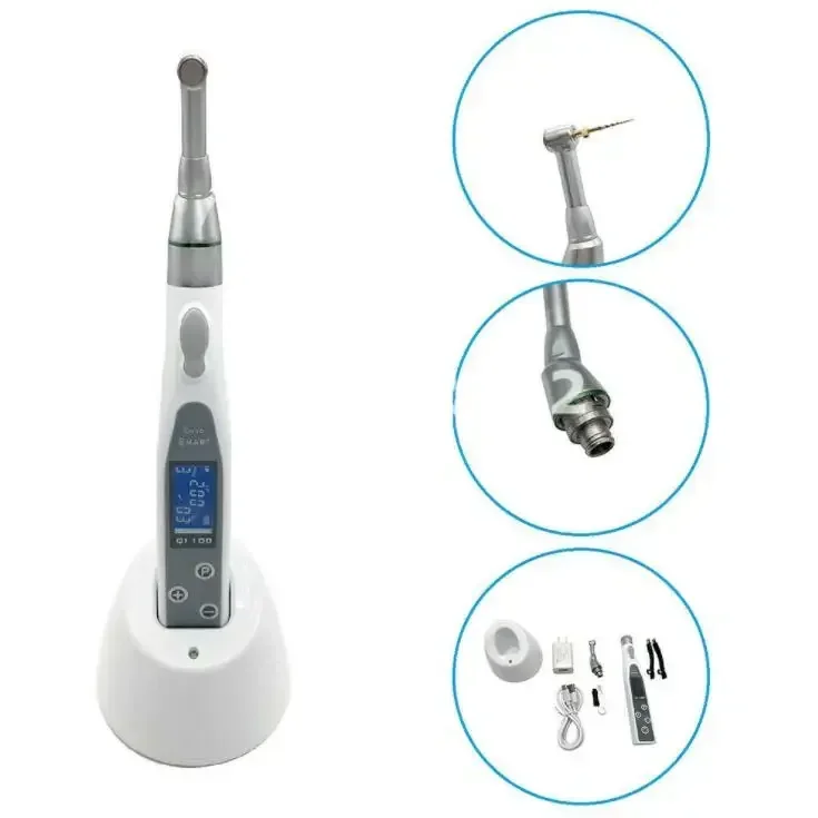 model Dentals 16:1 Endos Motors Wireless Reciprocatings endomotors Root Canals Treatments led light Cordless