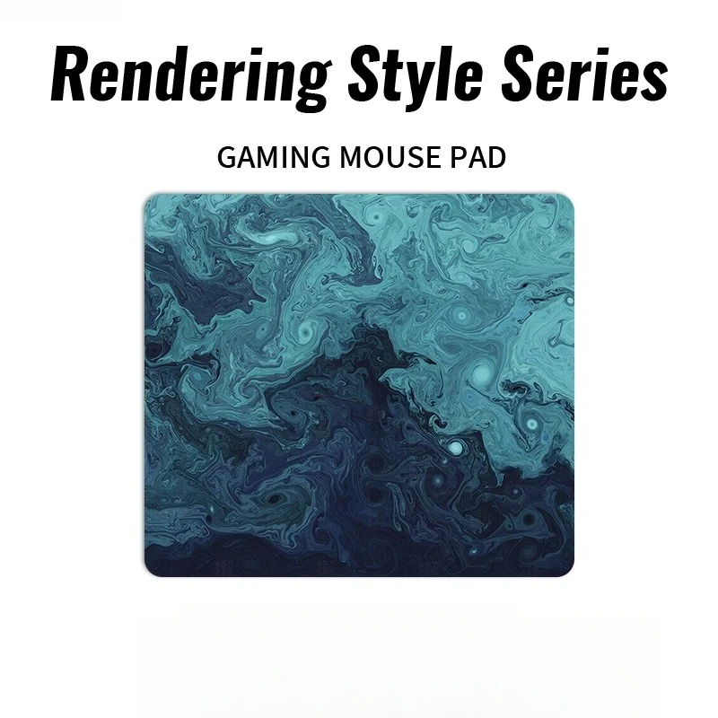 Strata Liquid-alfombrilla pequeña para ratón, alfombrilla para ordenador portátil para videojuegos, alfombrilla para teclado, Protector de escritorio, almohadillas para ratón de dibujos animados de Anime, 18x22cm