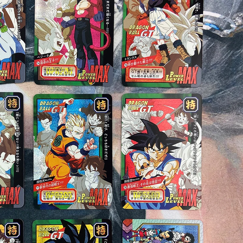 New Dragon Ball Son Goku Piccolo Yamcha Bulma Fierce Fighting Homemade Flash Cards Game Collection Birthday Christmas Gifts