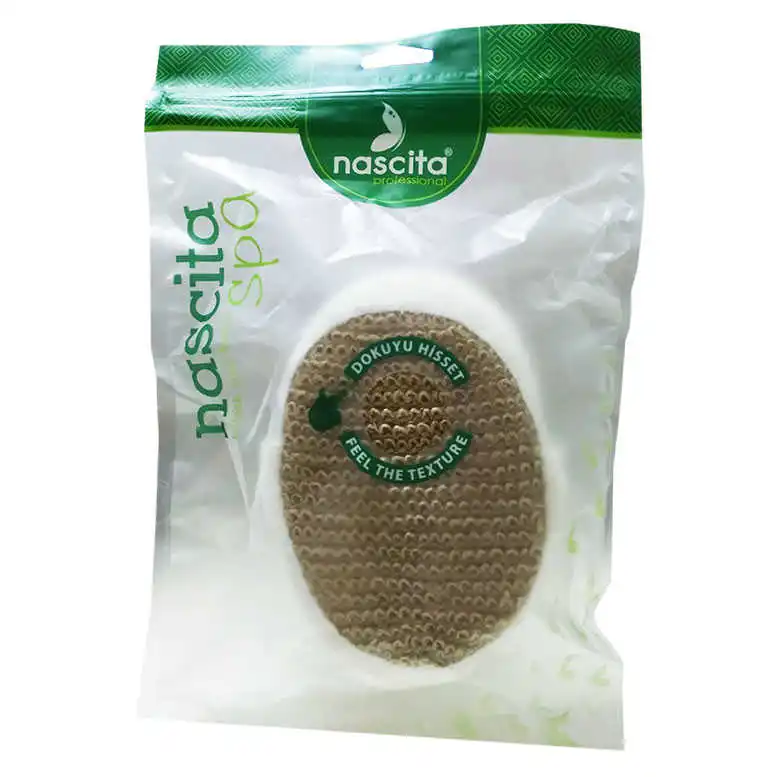 Sisal Shower Sponge Brown 10 X14