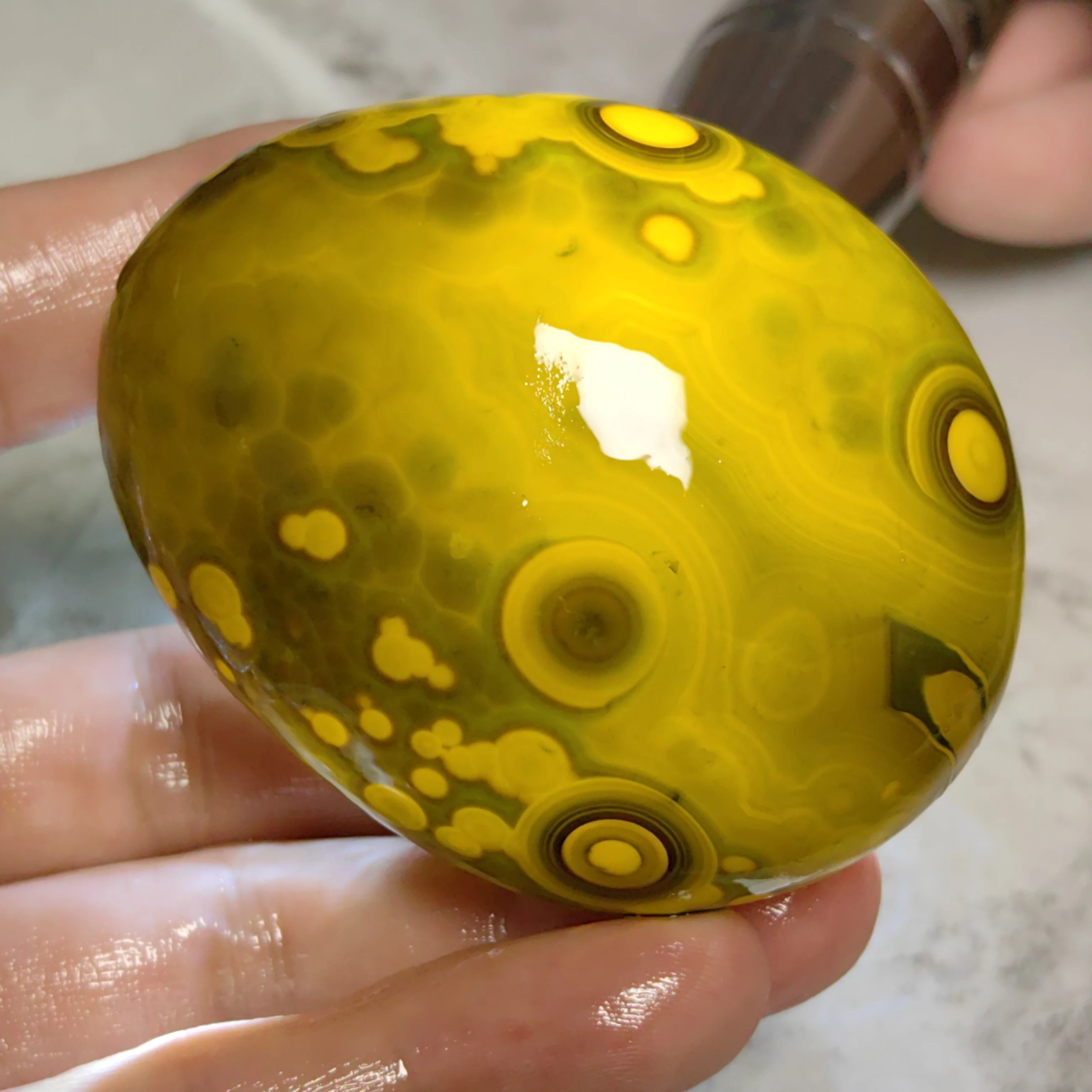 Pure Natura Rough Stone Wishing Divine Eye Agate Anti Evil Amulet Reiki Infusd Meditation Stress Relief Attract Wealth Good Luck
