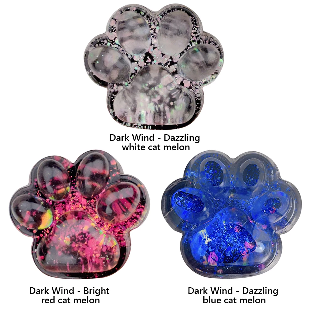 Cat Claw Soft Squeeze Toy Cute Cat Paw Squishies Fidgets Toy Pinch Decompression Toy for Children and Adults Christmas Gifts