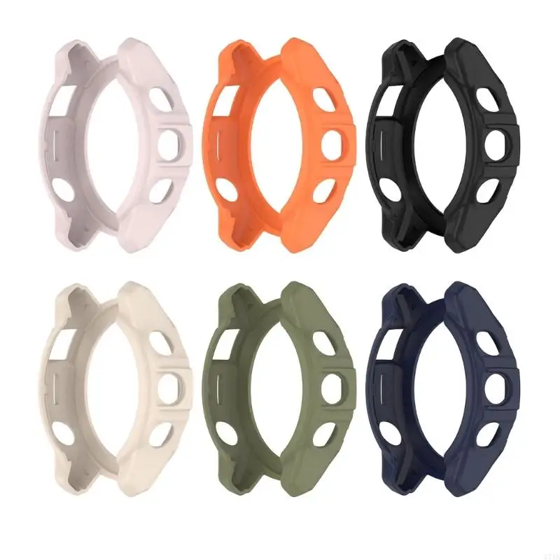 

X7jb Sleek Silicone Case Watch Rrotective Case Half Portector для Garminepix 47 мм