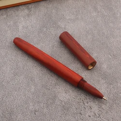 2022 Wooden Ballpoint Pen Spin Red Wood pen Stationery Student Office Supplies Ink Pens