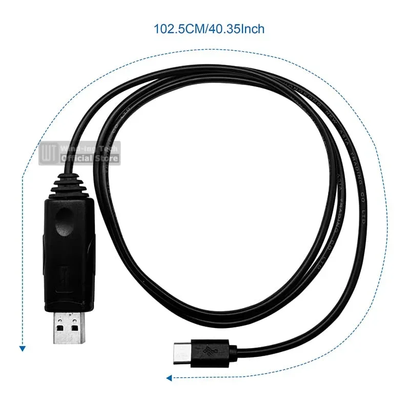 1/2/5PCS Original Iradio UV-98 Plus USB Programming Cable Type-C Interface CH340 Chip For UV99 R5000 RT880G R80 อุปกรณ์เสริมสำหรับวิทยุ
