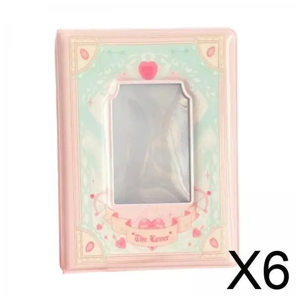 

6x3-дюймовая книга для хранения фотокарт, мини-альбом для сбора фотографий и карточек