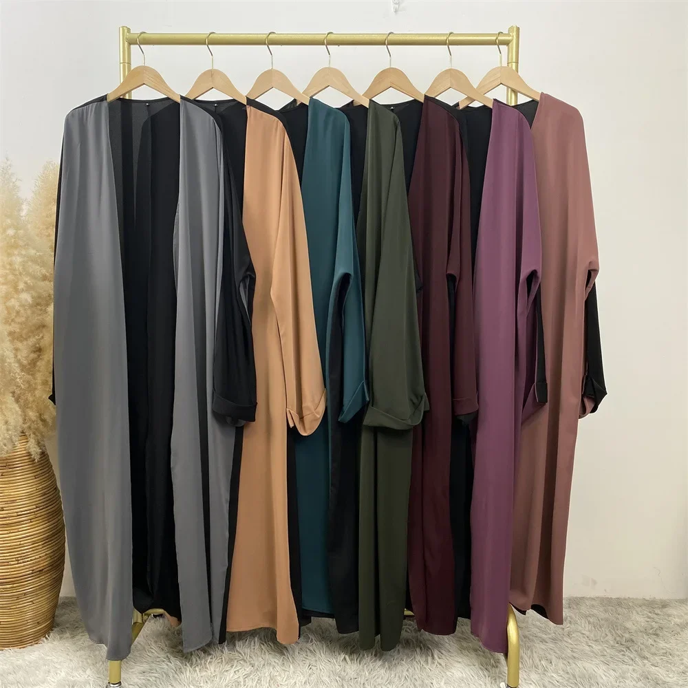 

Dubai Open Abaya Women Muslim Maxi Dress Islam Kimono Cardigan Arabic Robe Kebaya Caftan Marocain Femme Jalabiya Vestidos Abayas