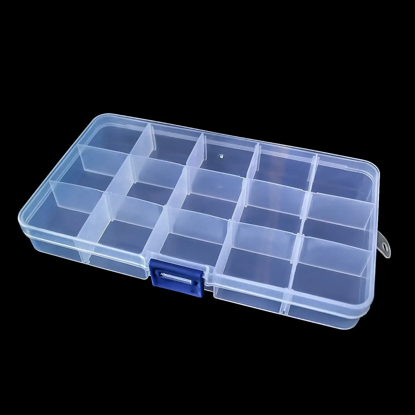 10/15 Grids PP Plastic Storage Boxes Removable Jewelry Earring Organizer Holder Case Transparent Sundries Jewelry Storage Box