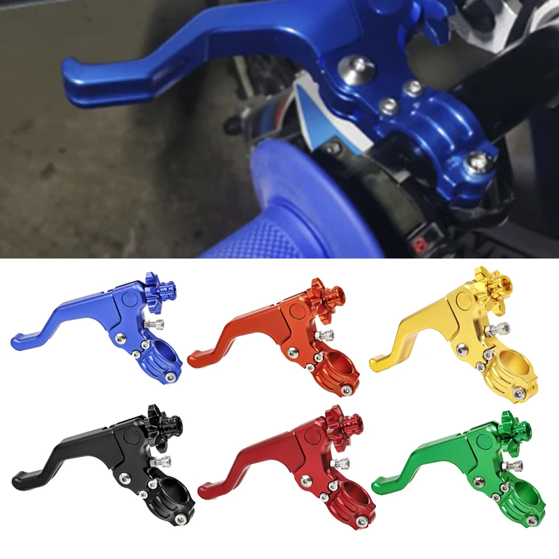 مناسبة ل 7/8 "22 مللي متر دراجة نارية المقاود CNC قصيرة مخلب رافعة مخلب مقبض إندورو MX دراجة نارية كابل مخلب مقبض القبضات