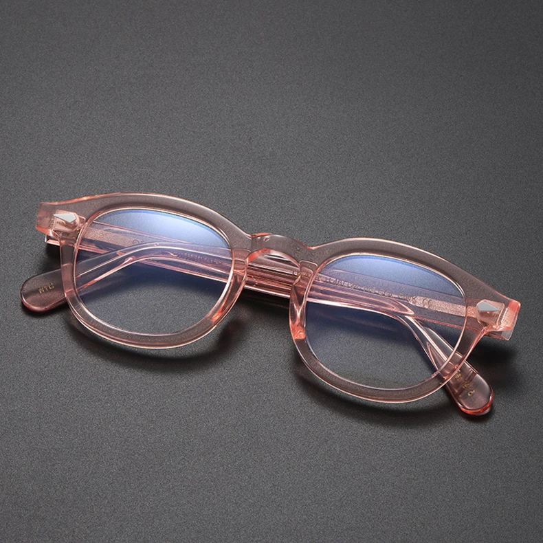 Johnny Depp Anti Blaues Licht Brillen Männer Lemtosh Gläser Frauen Computer Brille Luxus Marke Vintage Acetat Rahmen – Detail 20