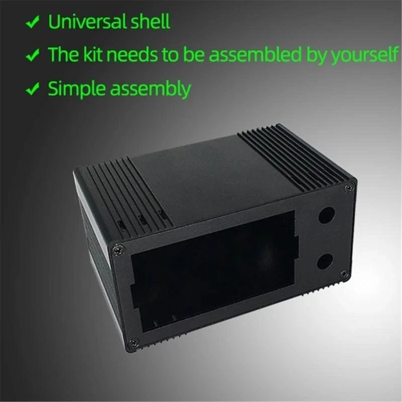 Aluminum Alloy Multiple Interfaces Shell DIY Shell for XYH3606 Converter Wiring Connecting Terminals
