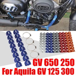 For Hyosung Aquila GV300 GV300S GV125 GV650 GV250 GV 300 650 Accessories Exhaust Muffler Pipe Guard Heat Shield Protector Cover