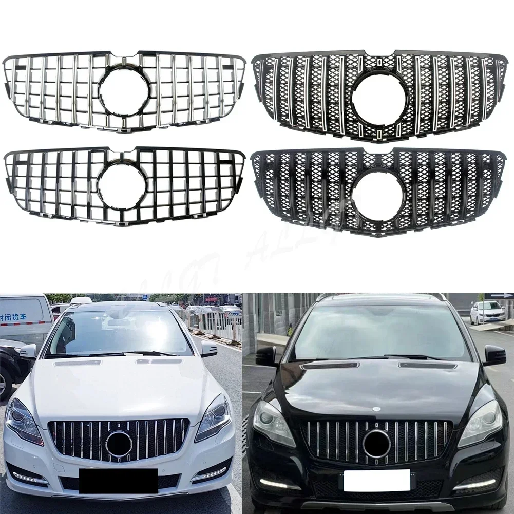 Front Racing Facelift Grills Upper Grill For Mercedez-Benz R280 R320 R350 R-Class W251 2011 2012 2013 2014 2015 2016 2017