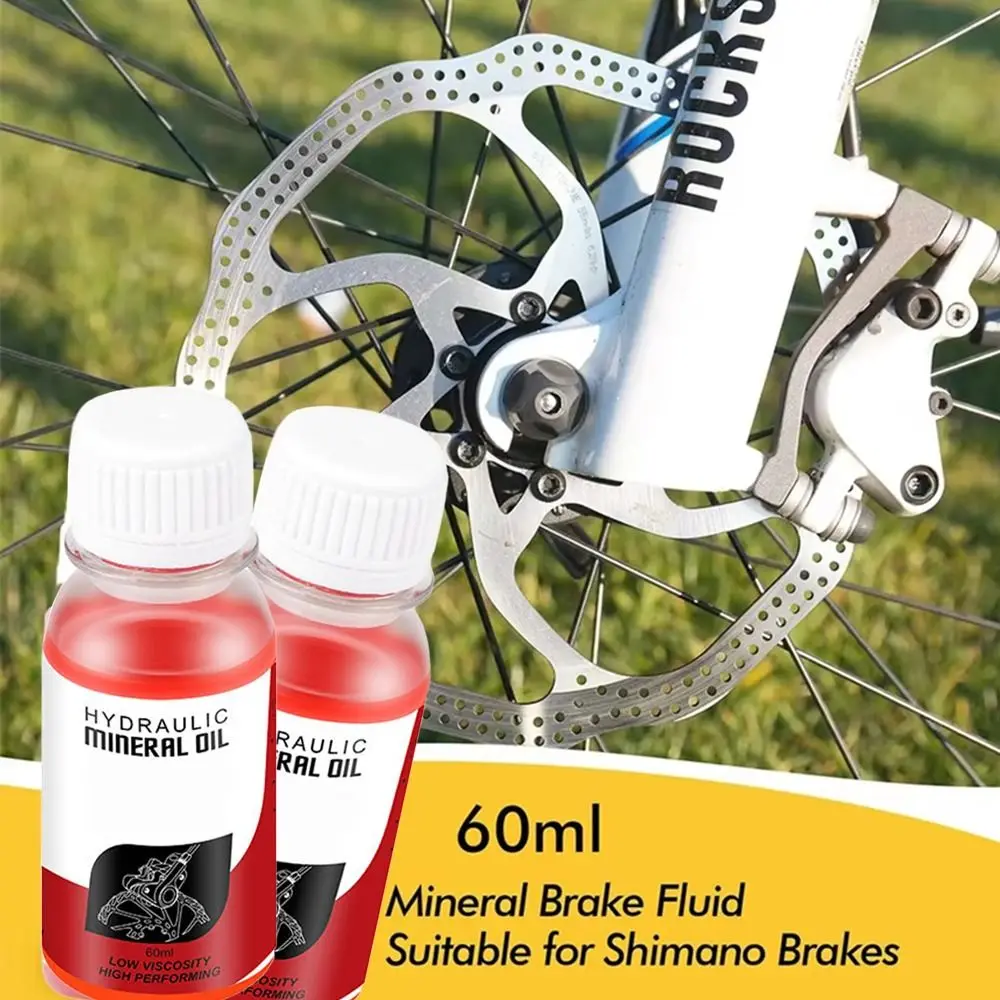 60ML Fahrradbremsenöl Niedrigviskoses Mineralöl Hochleistungs-Fahrradbremsflüssigkeit für Hydraulische Scheibenbremsen