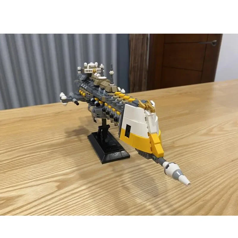 

MOC-178469 Luna Class Cruiser Small Pellet Assembly Block Battlefleet 1219PCS Kids & Boys Birthday Gifts DIY Christmas Toys Gift