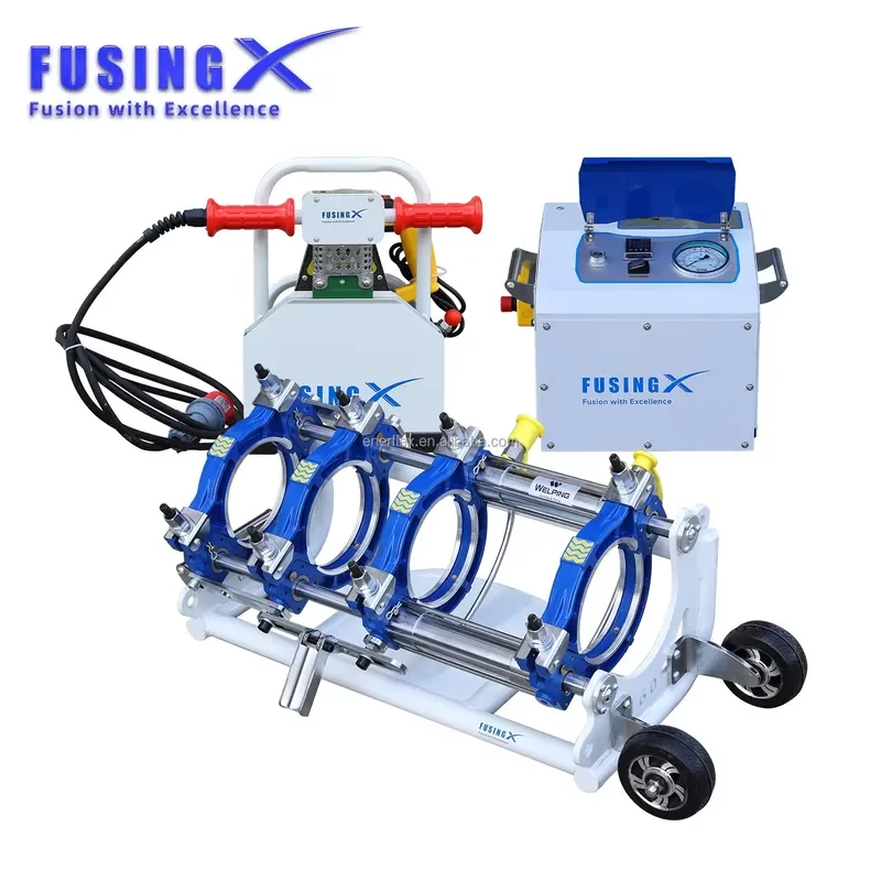 Butt Plastic fusion Welding Machine HDPE Plastic Thermofusion Welding Equipment Manufactory 40-160mm