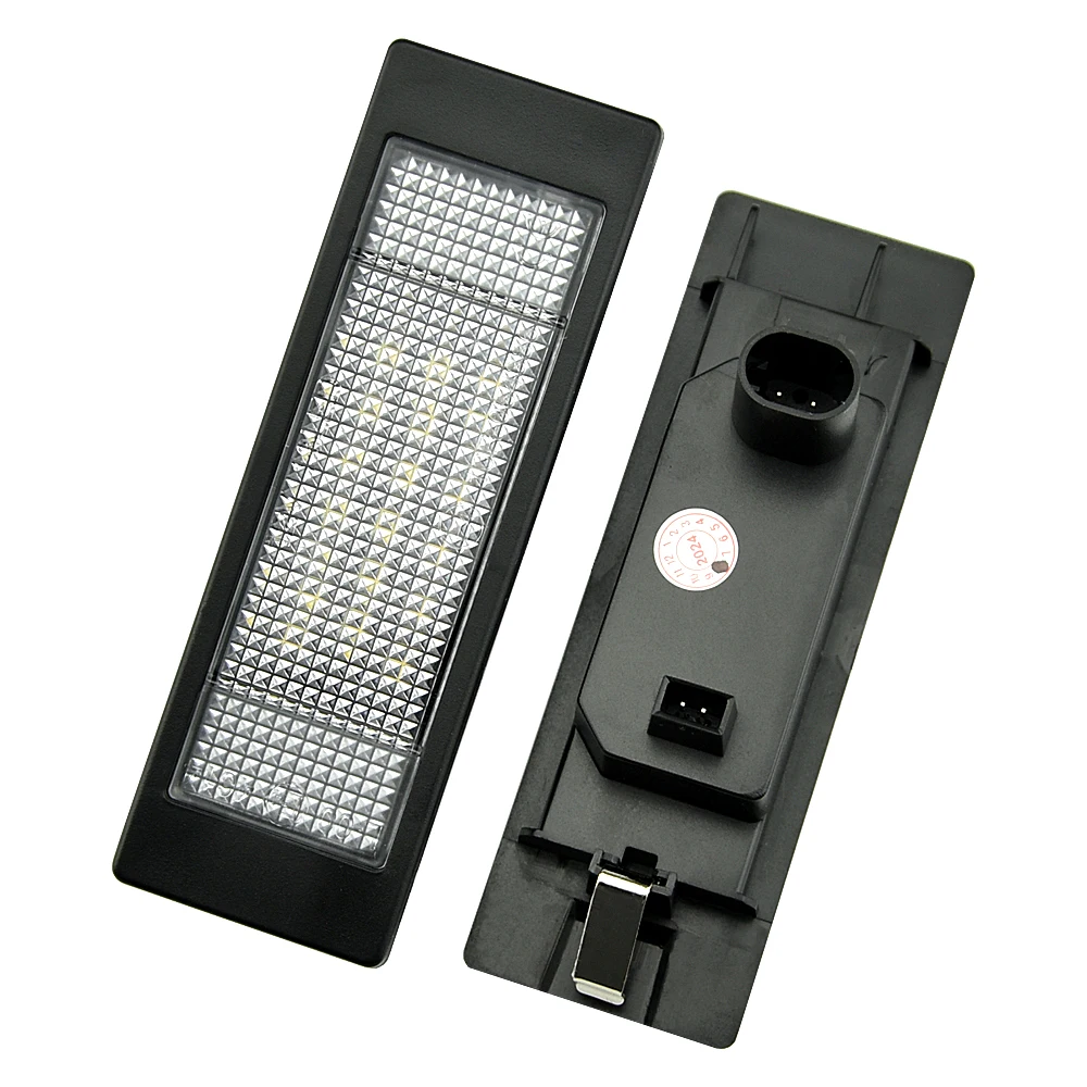 

For BMW 1 Series E81 E87 E63 E64 M6 E85 E86 Z4 F12 F13 F20 K48 MINI R60 R61 LED License Number Plate Lamp Car Light Luz No Error