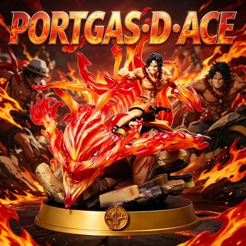 

Аниме-фигурка One Piece: Гигантская статуя GK Fire Fist Ace из серии Marineford Battle, коллекционная статуэтка в коробке для взрослых аниме-энтузиастов