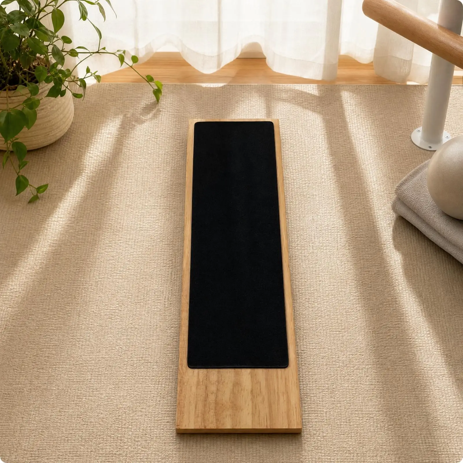 Tabla de Rotación de Ballet con Textura de Madera, Disco de Rotación Portátil para Práctica de Giro, Entrenamiento de Posición de Pies para Estudio