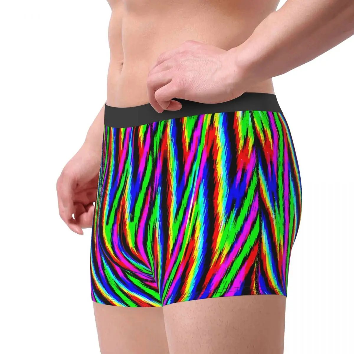 Modern Designs Ikat Patterns Uzbek Ikat Designs Underpants Homme Panties Men's Underwear Comfortable Shorts Boxer Briefs