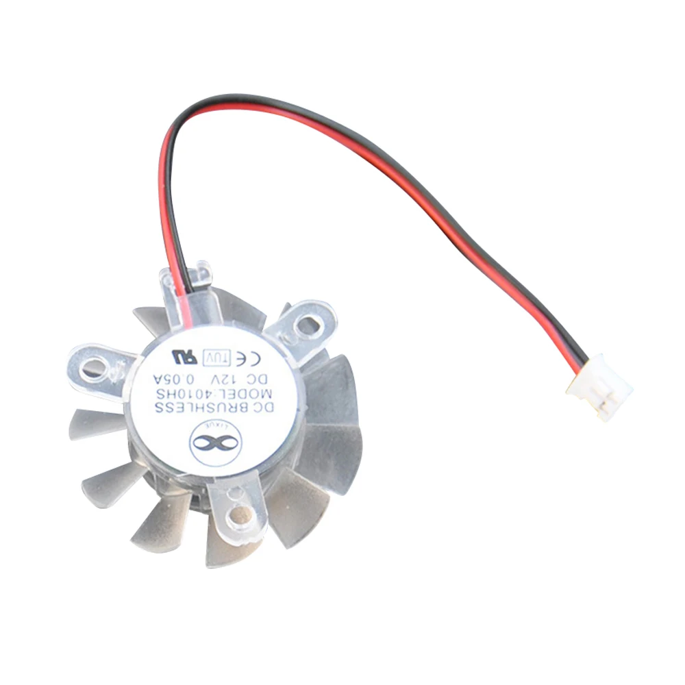 35MM Diameter DC12V 4010 oil-containing small computer cooling fan with XH2.0 interface cable length 9cm