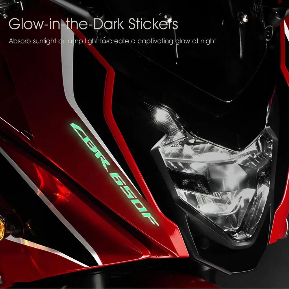 Motorcycle Glow Stickers Waterproof Sticker Decal CBR 650 F 2018 for Honda CBR650F CBR650 650F Accessories 2014 2015 2016 2017