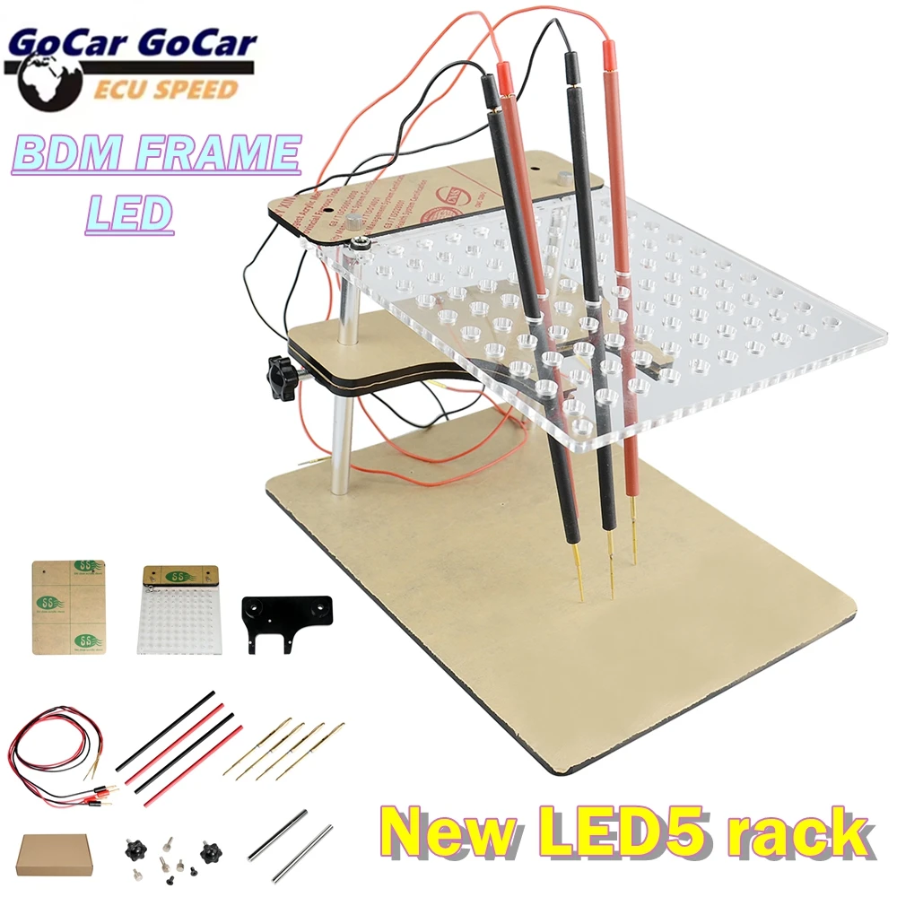 

Newest LED BDM Frame BDM Probe BDM Frame 2 IN 1 With 4 Probes ECU Chip Tuning Tool For Kess/Ktag/Fgtech/BDM 100 ECU Programmer