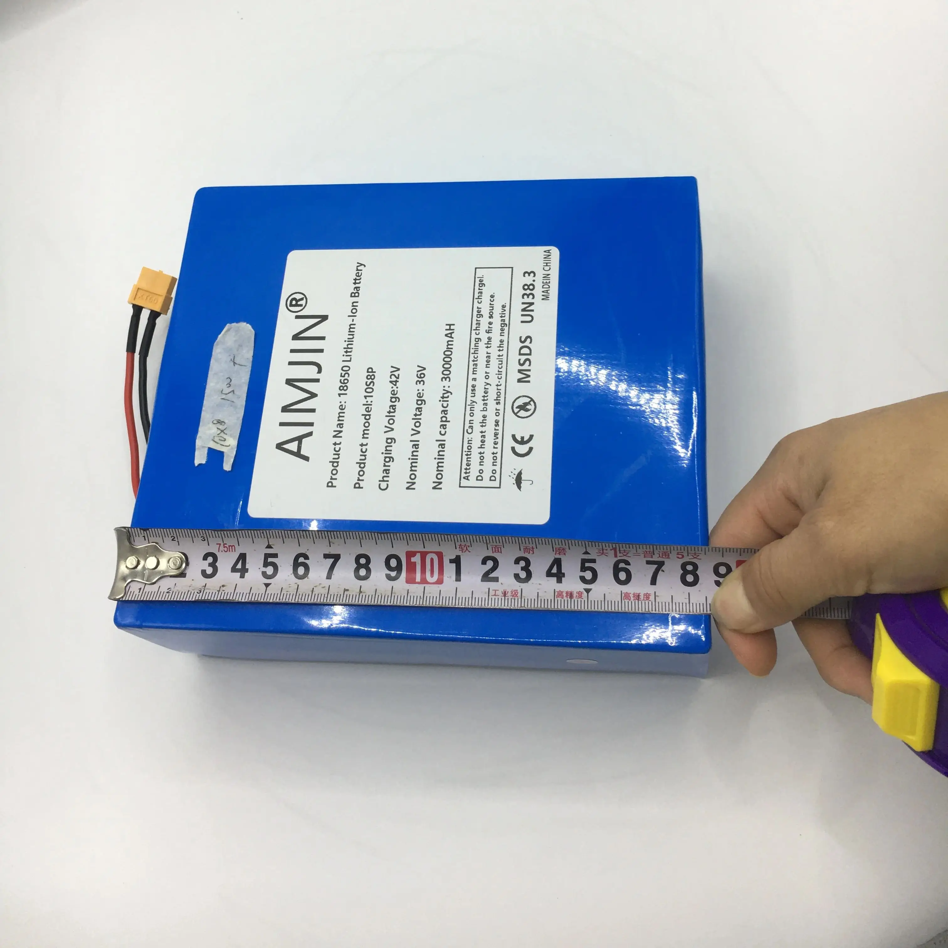 

k 36 В, 30 Ач, 10S8P, 18650, литиевый аккумулятор класса А, мощный встроенный BMS мощностью 1500 Вт, подходит для различных резервных аккумуляторов энергии