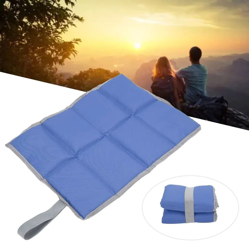 Langlebiges 3-Schichten Verdicktes Picknick-Kissen Wasserdichte Tragbare Outdoor-Sitzmatte Faltbare Outdoor-Kissen für Picknicks