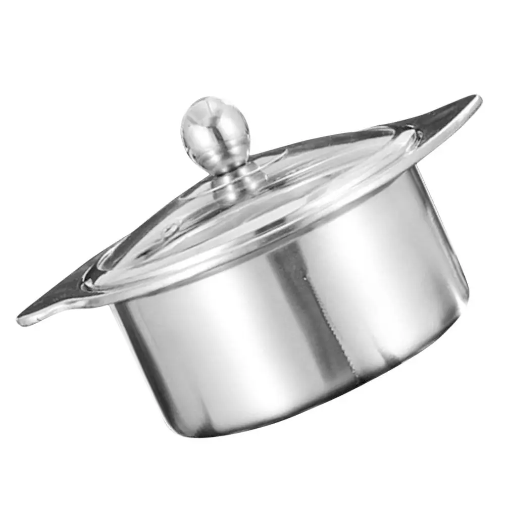 

16Cm Divided Hot Pot Stainless Steel Hot Pot Pan for Home Kitchen Commercial Use Even Heat Distribution Two Flavor
