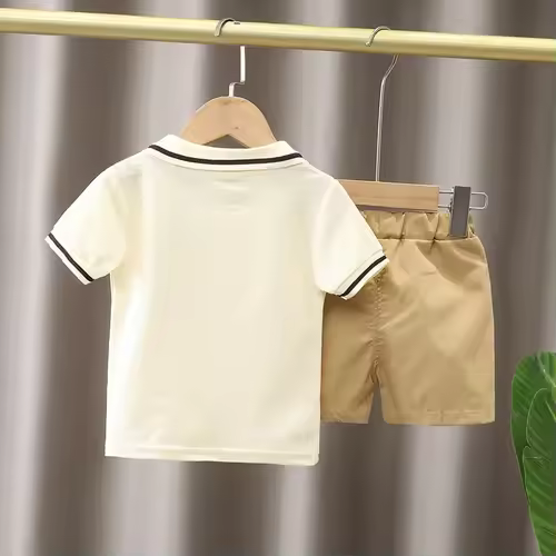 Children Clothing mother Kids Clothes Children's Sets Boys T-shirt Shorts Summer Cotton Short sleeve fashion Suit2PCS - Image 3