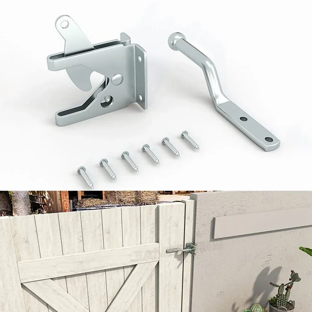 

2023 Brand New Bolt With Bolt Hinged Hinges Fence Galvanized Pasture Protective Part Screw 1pc Auto Gate Latch