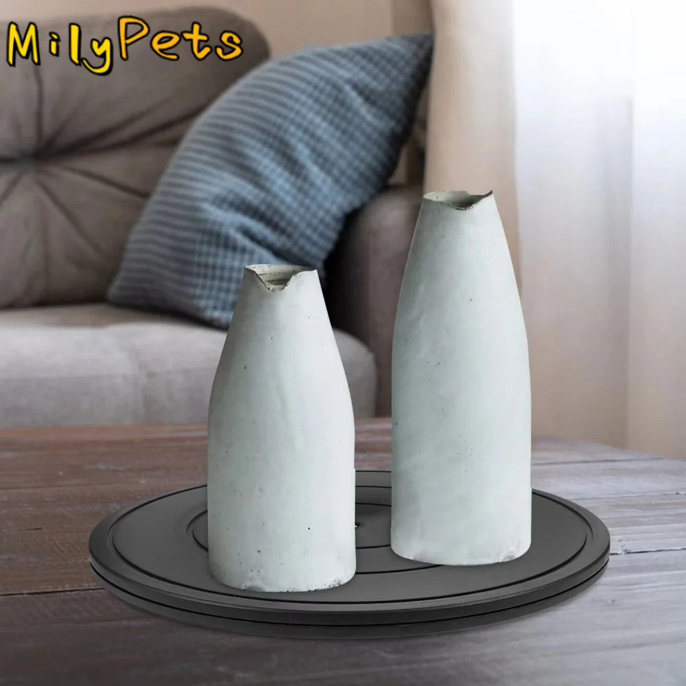 360度回転ターンテーブル直径20-25-30-40cm滑り止め回転プレート耐摩耗性頑丈なプラスチック製ターンテーブルディスプレイ