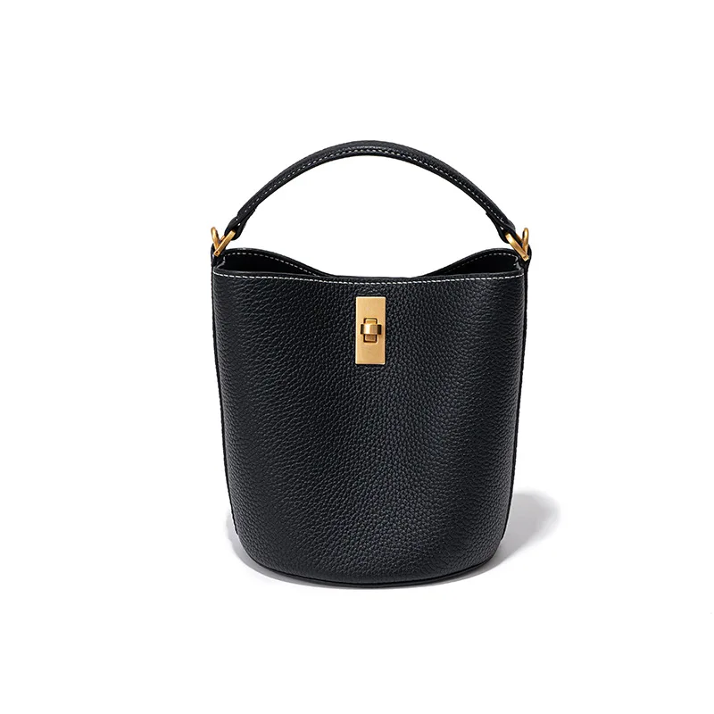 One Shoulder Bag Bucket Large Capacity New Casual Simple Crossbody Messenger Handbag for Women Exquisite Luxury High Quality Y2k