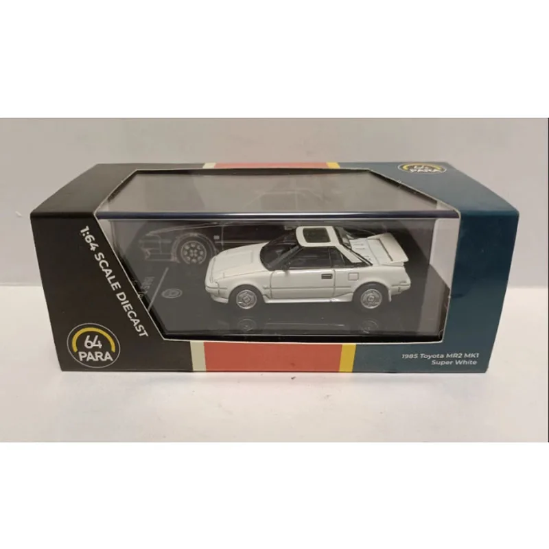 

Para64 1/64 MR2 MK1 1985 Two-door sports Alloy Car Model Static Collection Decorated Holiday Gifts Toys