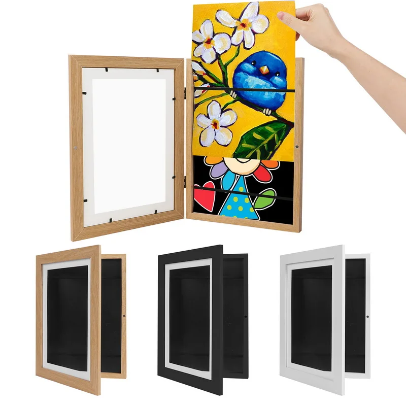 Art Frames for Kids A4 Artwork Changeable Kids Art Frame Picture Display for Children Projects Home Storage Picture Display