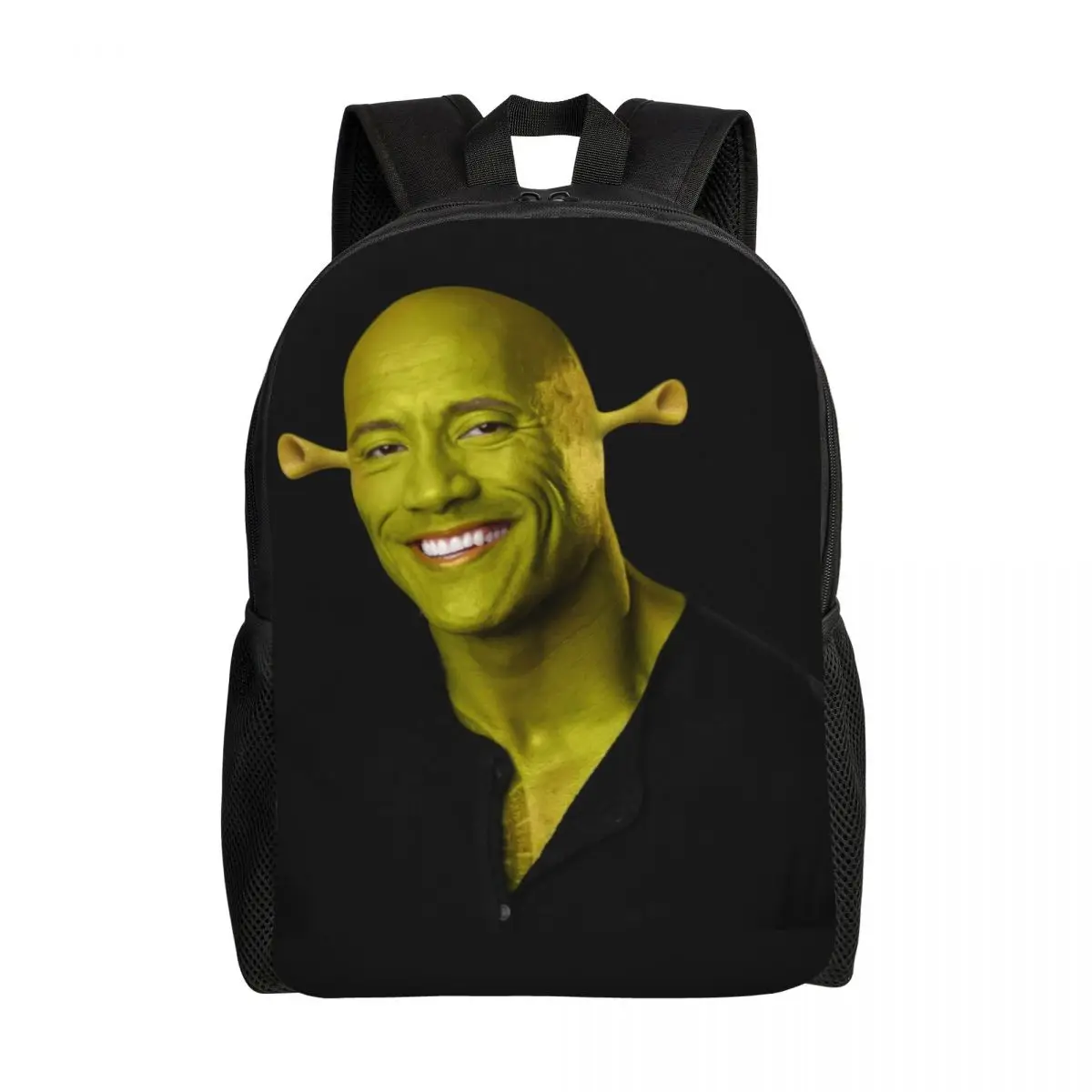 Customized Dwayne The Shrok Johnson Backpacks Men Women Water Resistant School College The Rock Muscle Man Bag Printing Bookbags