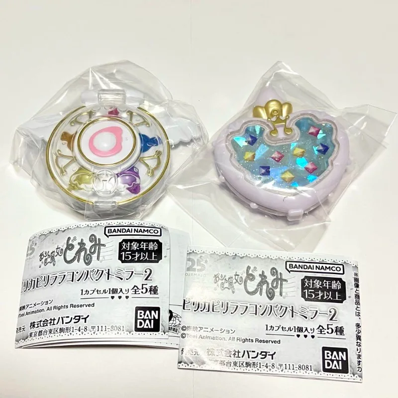 バンダイ ガチャ ウィッチ ドレミ ミニ変身メイクアップミラーボックス 2 ミニチュア小道具人形 フィギュア付きギフト