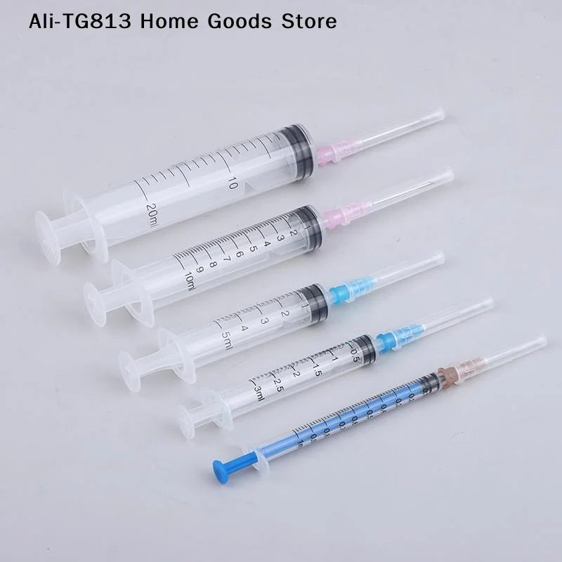 

[TG813]5PCS Glue Applicator Syringe With Blunt Tip Needle And Cap, For Liquid, Glue, Ink, Perfume, Lip Gloss Making